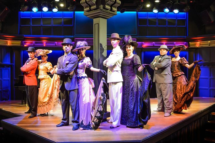 a group of people standing on a stage